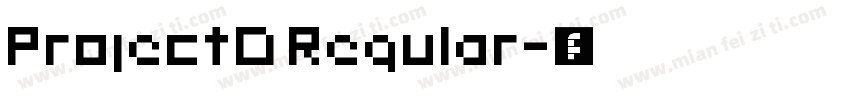 ProjectD Regular字体转换